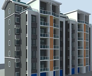 City Residential Garden villa office design  210