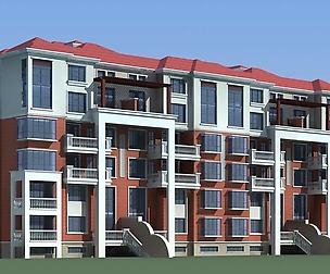 City Residential Garden villa office design  211