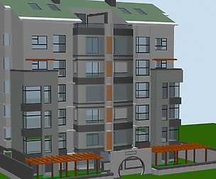 City Residential Garden villa office design  219