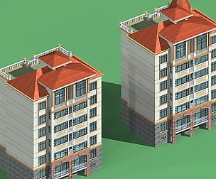 City Residential Garden villa office design  228