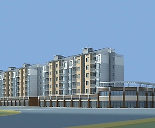 City Residential Garden villa office design  236