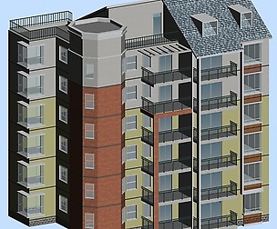 City Residential Garden villa office design  251