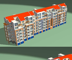 City Residential Garden villa office design  253