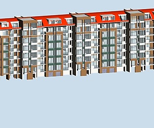 City Residential Garden villa office design  254