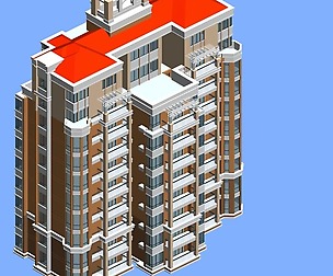 City Residential Garden villa office design  266