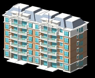 City Residential Garden villa office design  268