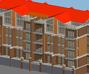 City Residential Garden villa office design  269