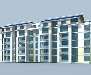 City Residential Garden villa office design  272