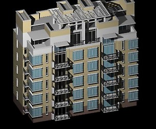 City Residential Garden villa office design  275
