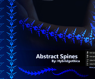 Abstract Spines Brushes.