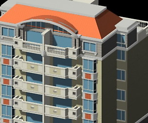 City Residential Garden villa office design  280
