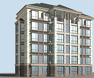 City Residential Garden villa office design  282
