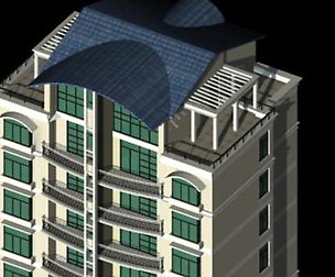 City Residential Garden villa office design  286