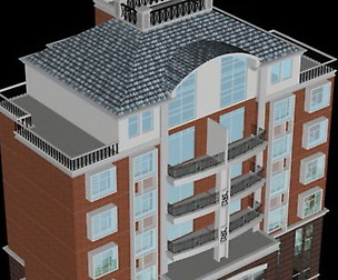 City Residential Garden villa office design  290