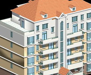 City Residential Garden villa office design  291