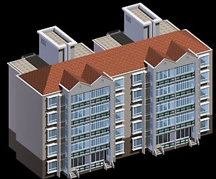 City Residential Garden villa office design  299
