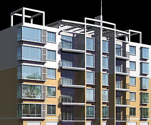 City Residential Garden villa office design  302