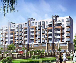 City Residential Garden villa office design  304