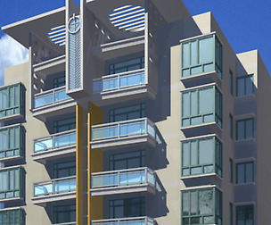 City Residential Garden villa office design  306