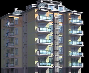 City Residential Garden villa office design  316