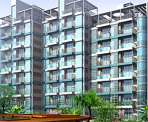 City Residential Garden villa office design  320