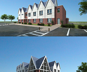 3D Building 400