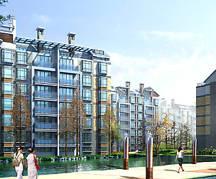 City Residential Garden villa office design  337
