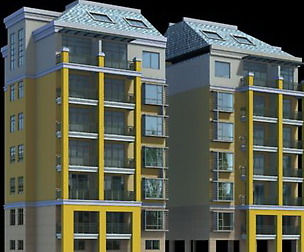 City Residential Garden villa office design  339
