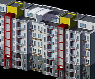 City Residential Garden villa office design  340