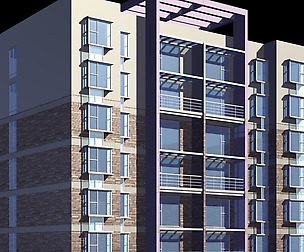 City Residential Garden villa office design  342