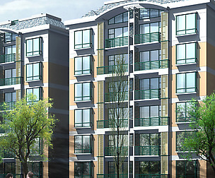 City Residential Garden villa office design  349
