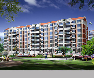 City Residential Garden villa office design  350