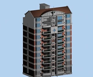 City Residential Garden villa office design  355