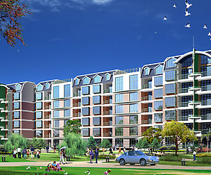 City Residential Garden villa office design  359