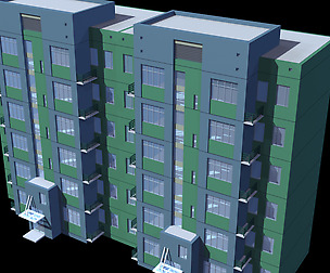 City Residential Garden villa office design  369