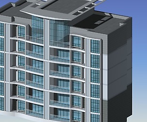 City Residential Garden villa office design  373