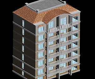 City Residential Garden villa office design  374