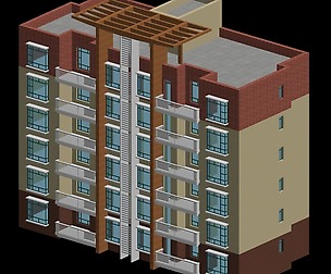City Residential Garden villa office design  375