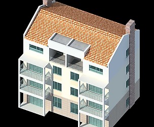 City Residential Garden villa office design  377
