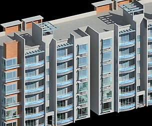 City Residential Garden villa office design  386