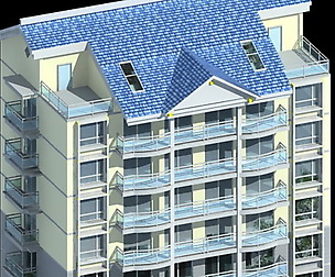 City Residential Garden villa office design  389