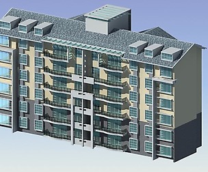 City Residential Garden villa office design  395