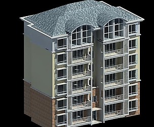 City Residential Garden villa office design  396