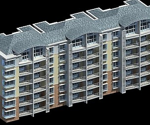 City Residential Garden villa office design  399