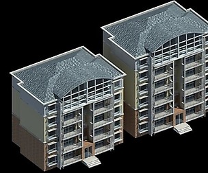 City Residential Garden villa office design  400