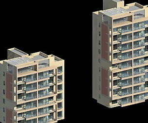 City Residential Garden villa office design  402