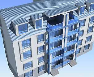 City Residential Garden villa office design  406