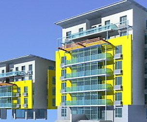 City Residential Garden villa office design  408
