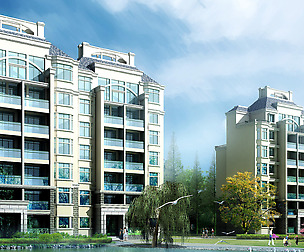 City Residential Garden villa office design  414