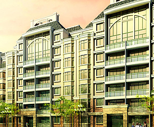 City Residential Garden villa office design  417